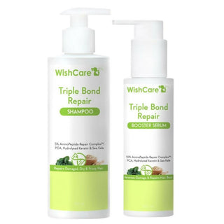 Wishcare Triple Bond Repair Combo - For Dry & Frizzy Hair with Amino Peptide for Damaged Hair - Distacart