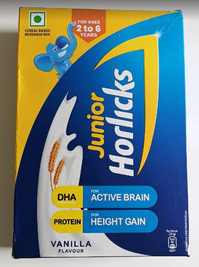 Junior Horlicks Health and Nutrition Drink (2 to 6 Years) - Distacart