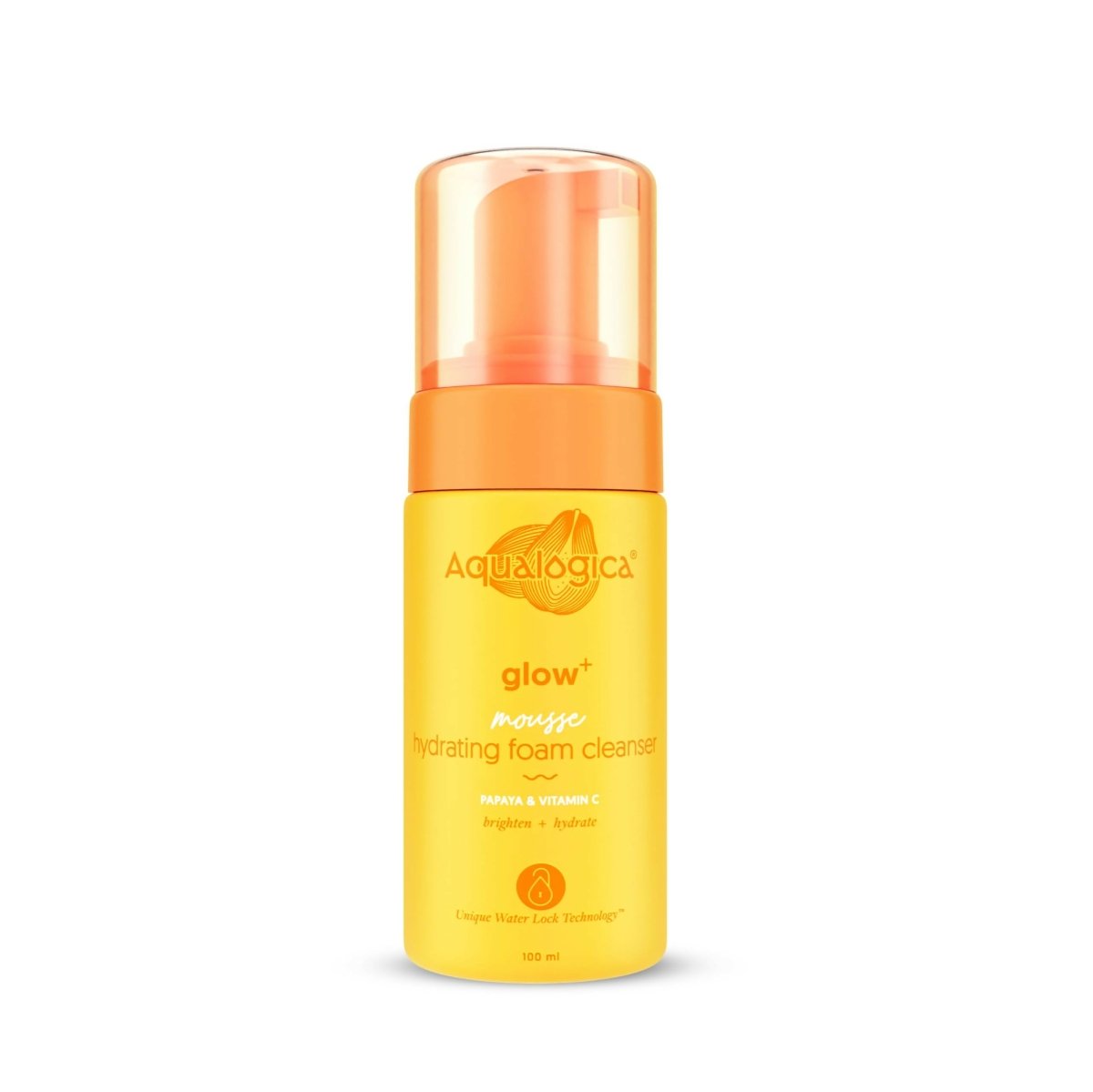 Aqualogica Glow+ Mousse Hydrating Foam Cleanser, Hydrates Skin & Adds Glow - Distacart