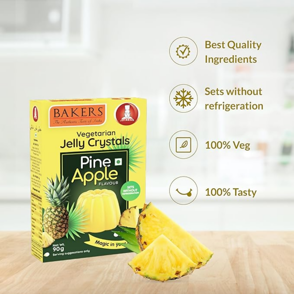 BAKERS Jelly Crystals - Pineapple - Dista
