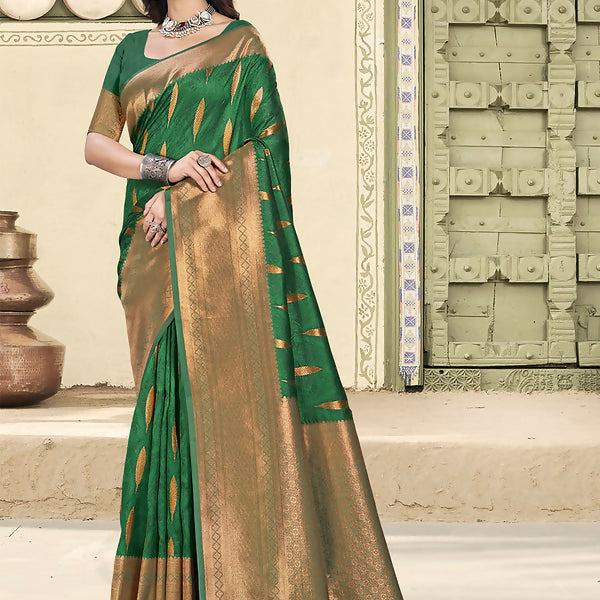 Astita Silk Green Saree