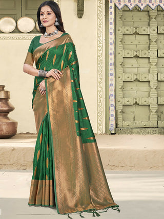 Astita Silk Green Saree