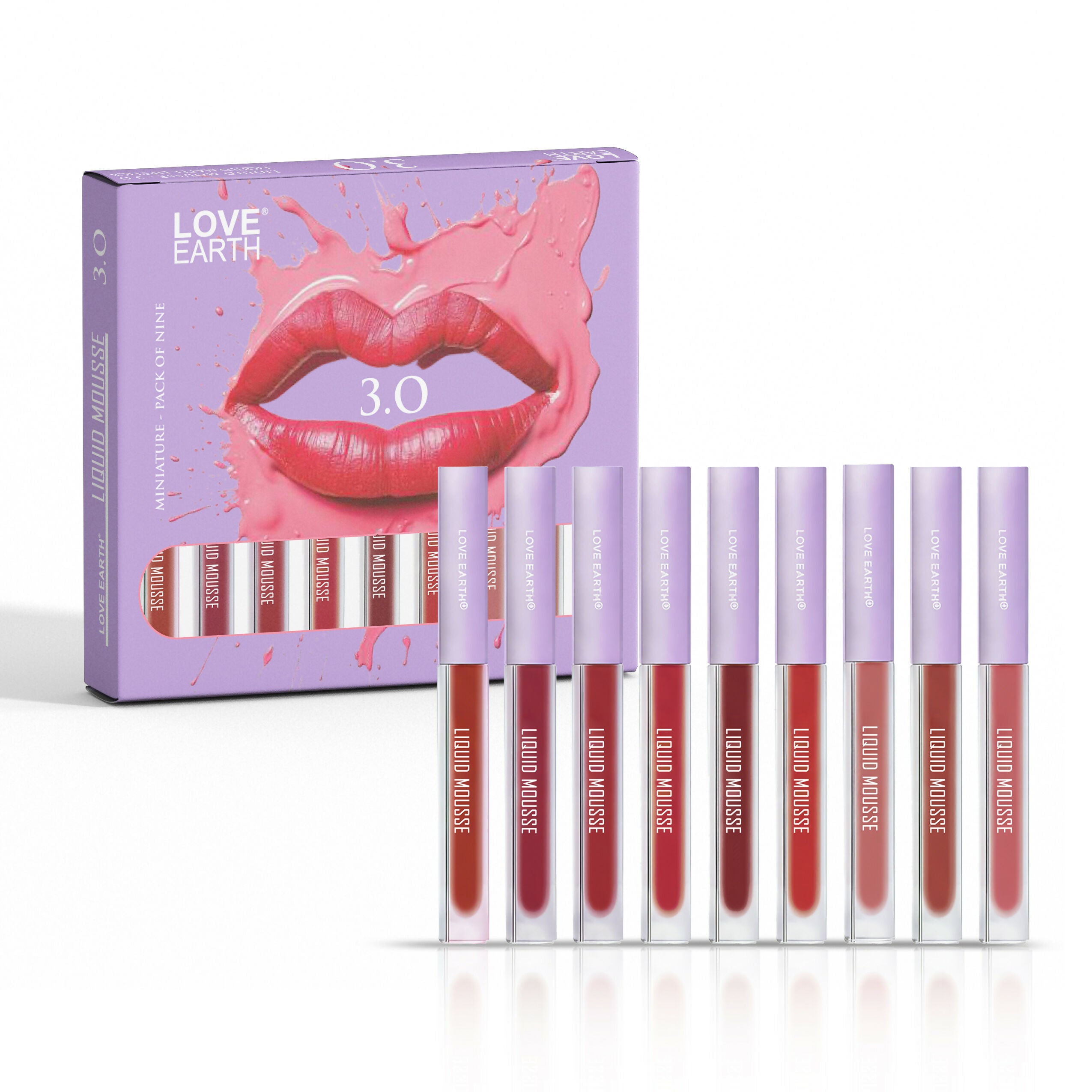 Love Earth Liquid Mousse Lipstick 3.O Matte Finish - Distacart