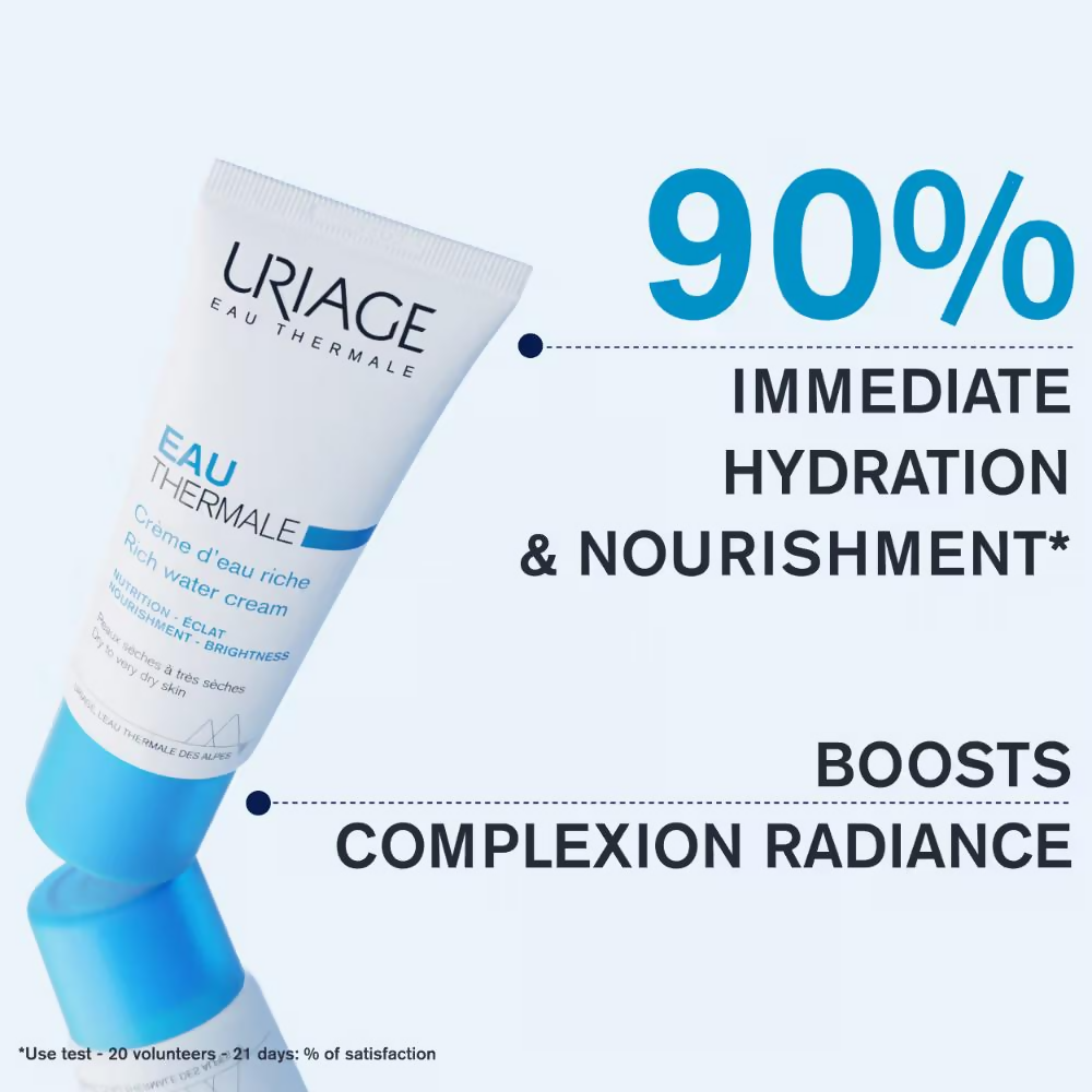 Uriage Eau Thermale Hydrating Rich Moisturizing Face Cream - Distacart