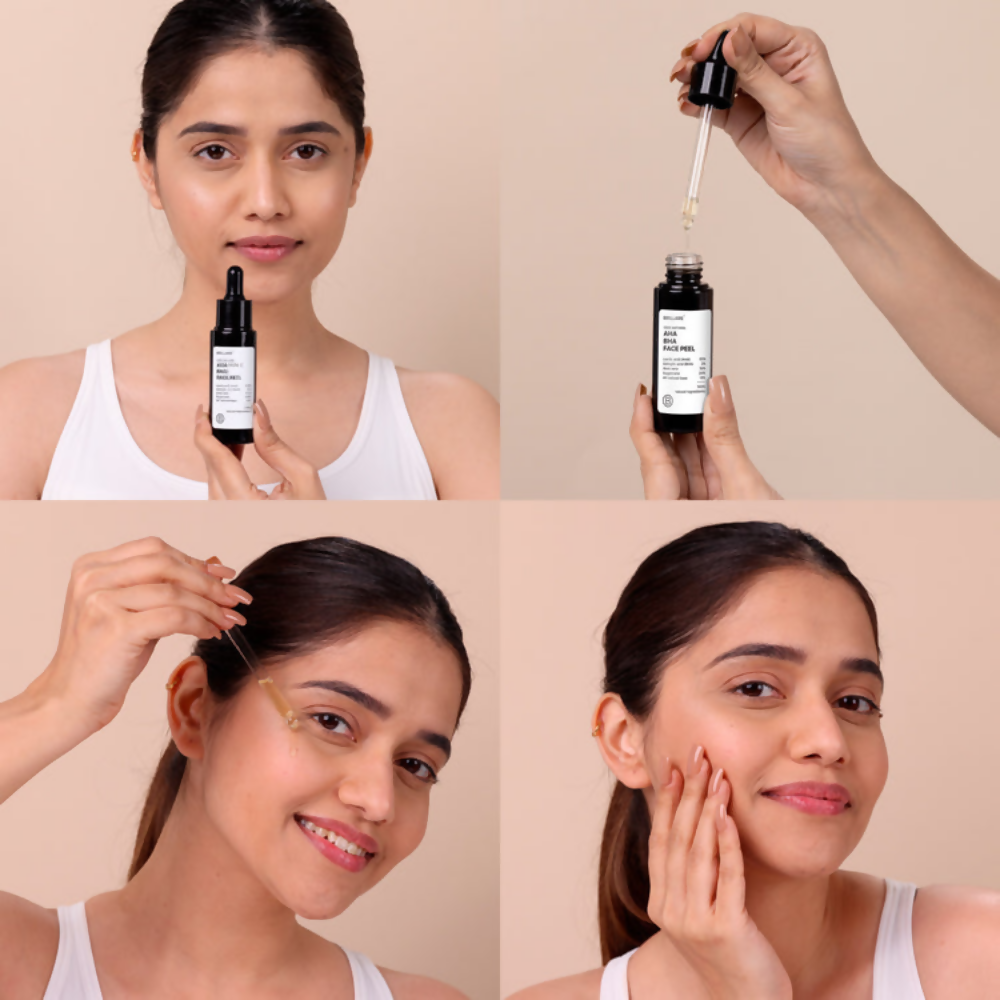 Brillare AHA BHA Exfoliating Face Peeling Solution - Dista