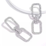 Thumbnail for Zircoin Link Earrings By House of Ree - Distacart