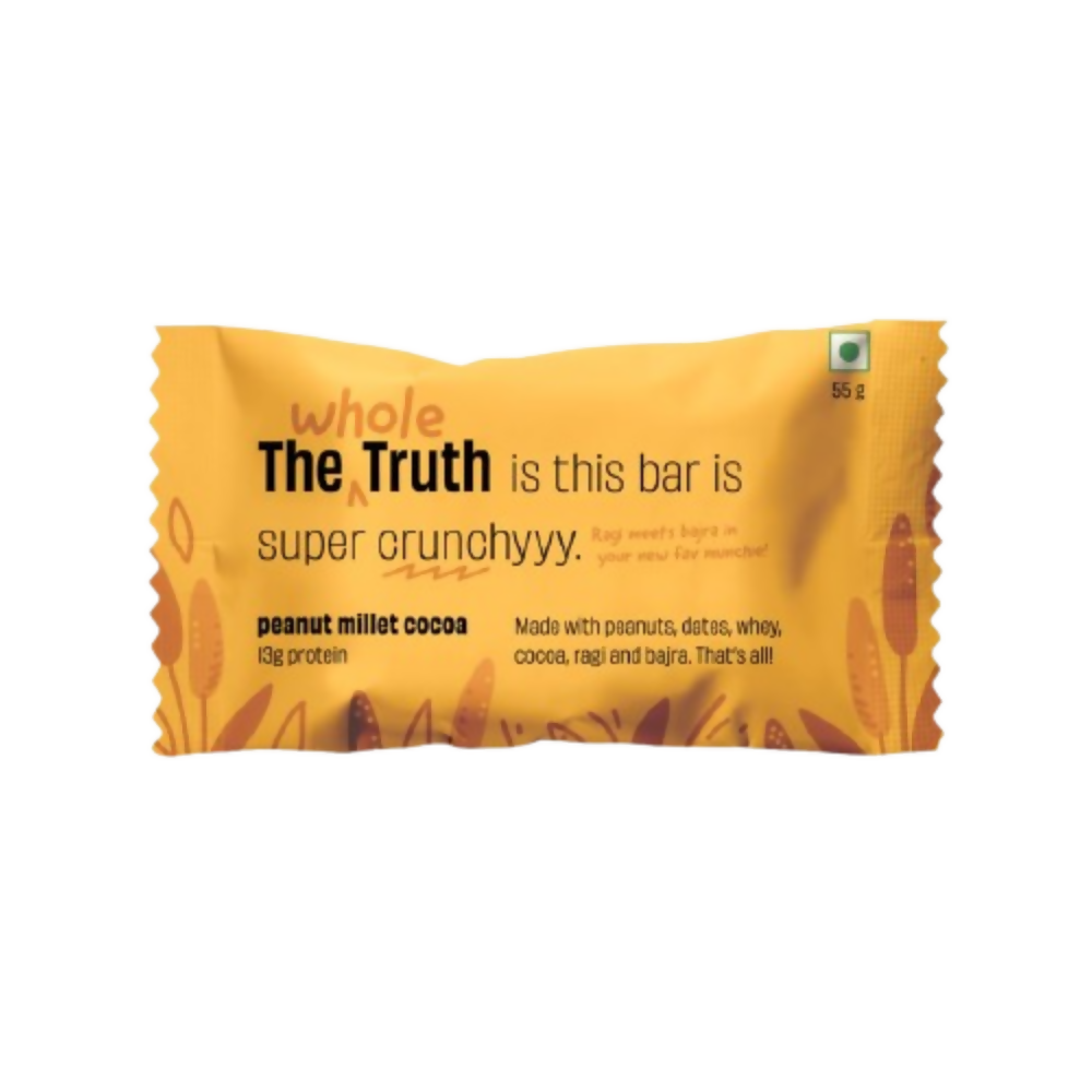 The Whole Truth Protein Bar - Peanut Millet Cocoa