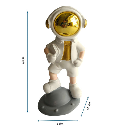 Sun Mun Decors Small Astronaut with White Jacket