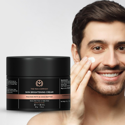 The Man Company Skin Brightening Cream Multani Mitti - Distacart