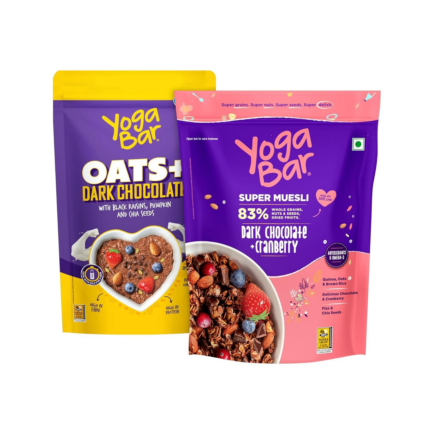 Yoga Bar Breakfast Oatmeal & Muesli Combo