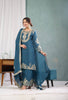 Teeya Creation Blue Color Chinnon Silk Embroidery Work Fully Stitched Plazo Pair - Distacart
