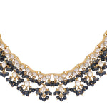 Thumbnail for Nuyug 22K Gold Plated Azure Dusk Kundan Necklace