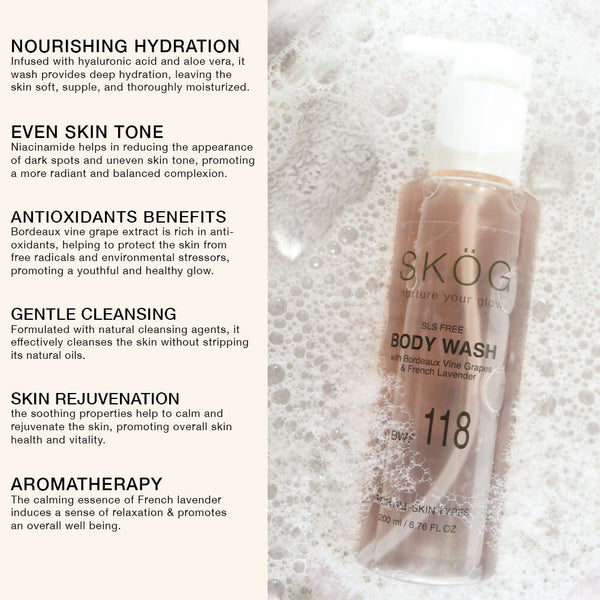 Skog Body Wash (With Bordeaux Vine Grape Extract)