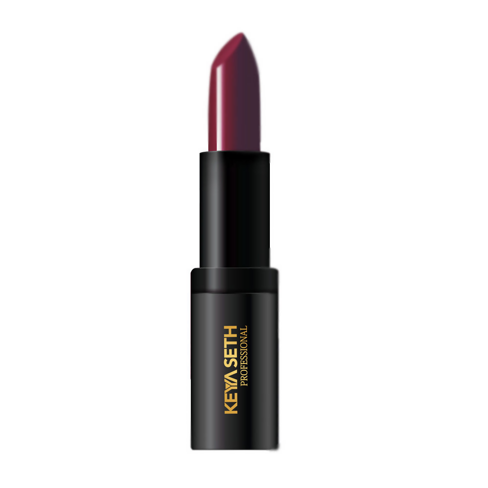 Keya Seth Aromatherapy Professional Matte Lipstick - Dark Deep Purple Plum - Distacart
