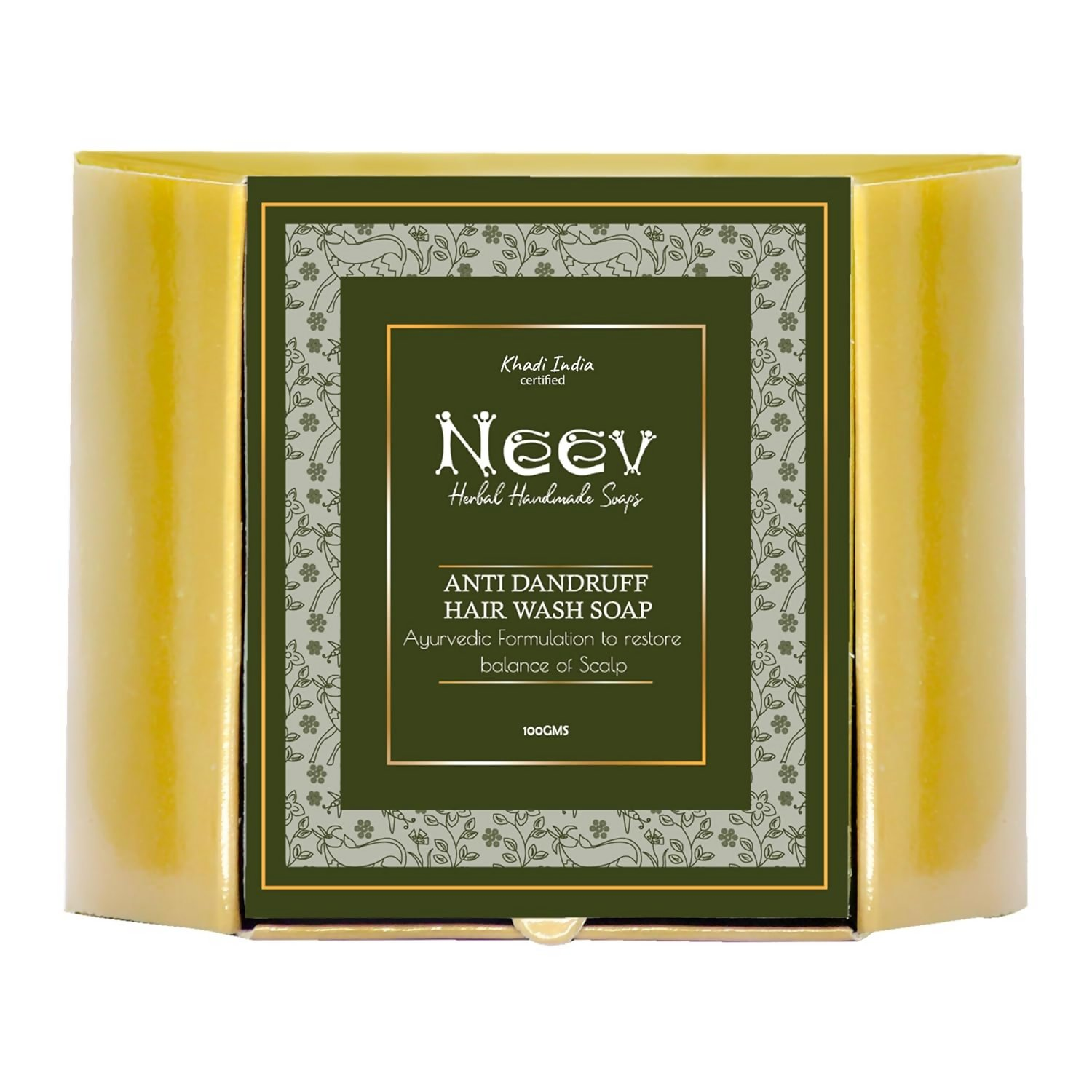 Neev Herbal Handmade Soap Anti Dandruff Hair Wash Soap Ayurvedic - Distacart