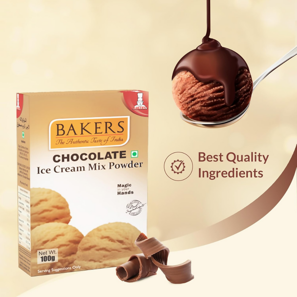 BAKERS Chocolate Ice Cream Powder - Dista