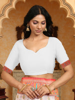 Thumbnail for Astita Linen Cotton(Woven Work) Multicolour Saree