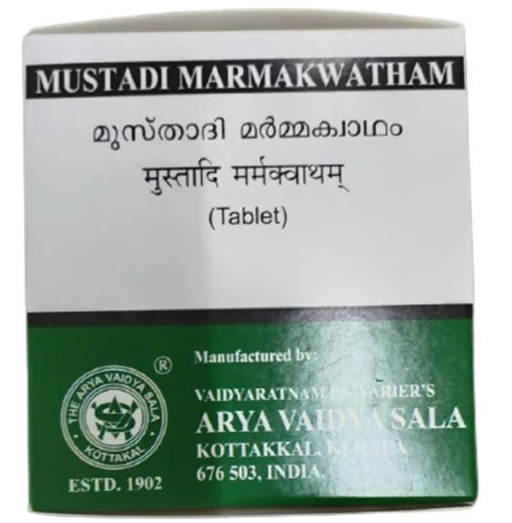 Kottakkal Arya Vaidyasala Mustadi Marmakwatham Tablets - Distacart
