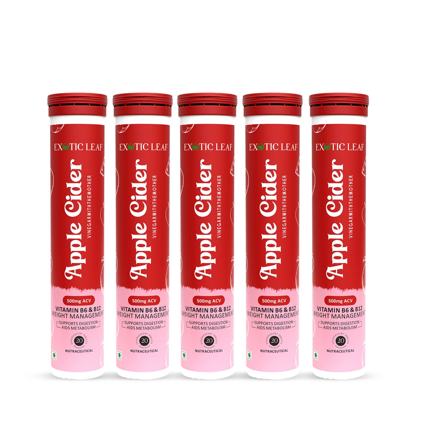 Exotic Leaf Apple Cider Vinegar Tablets - Distacart