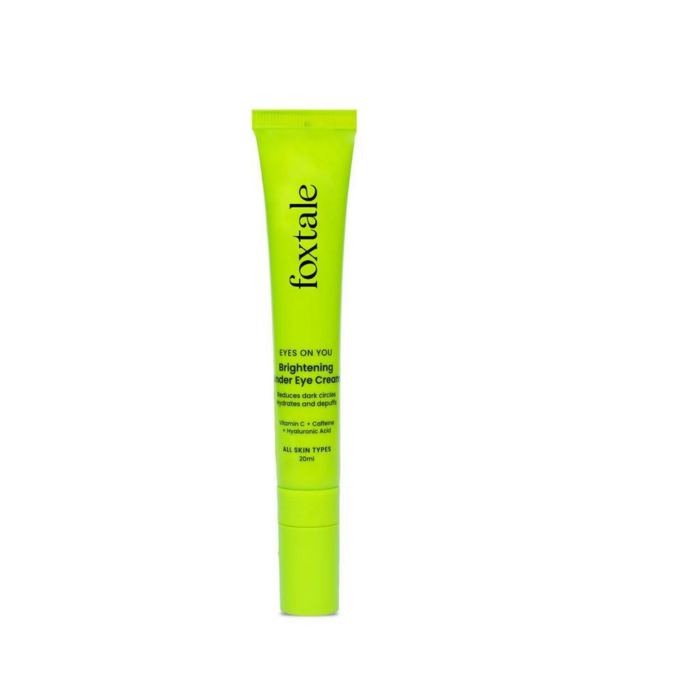 Foxtale Brightening Under Eye Cream with Vitamin-C, Caffeine & Hyaluro