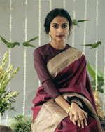 Thumbnail for Preksha Creation Banarasi Soft Silk Women Red Saree - Distacart