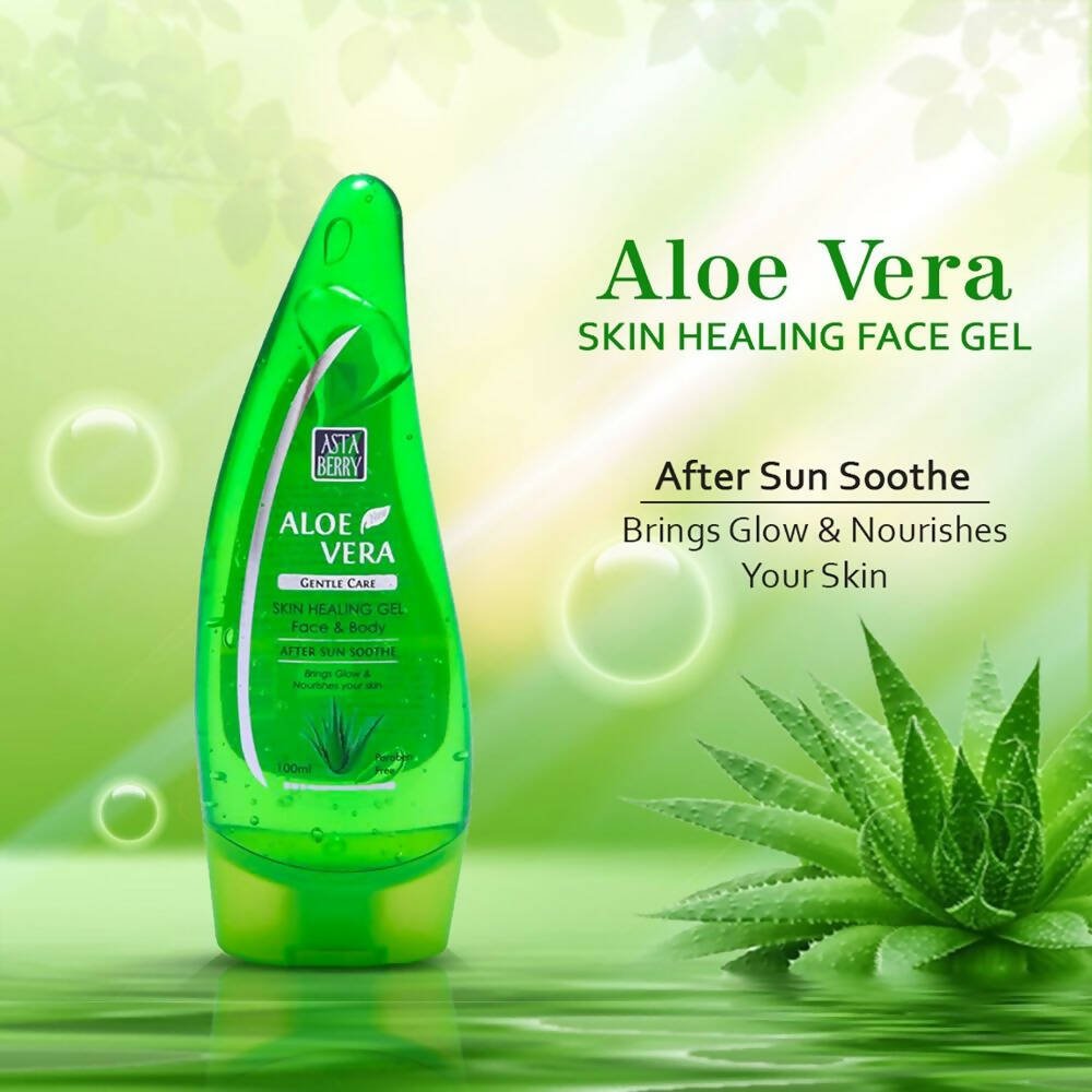 Astaberry Aloe Vera Gel for Face & Body - Distacart