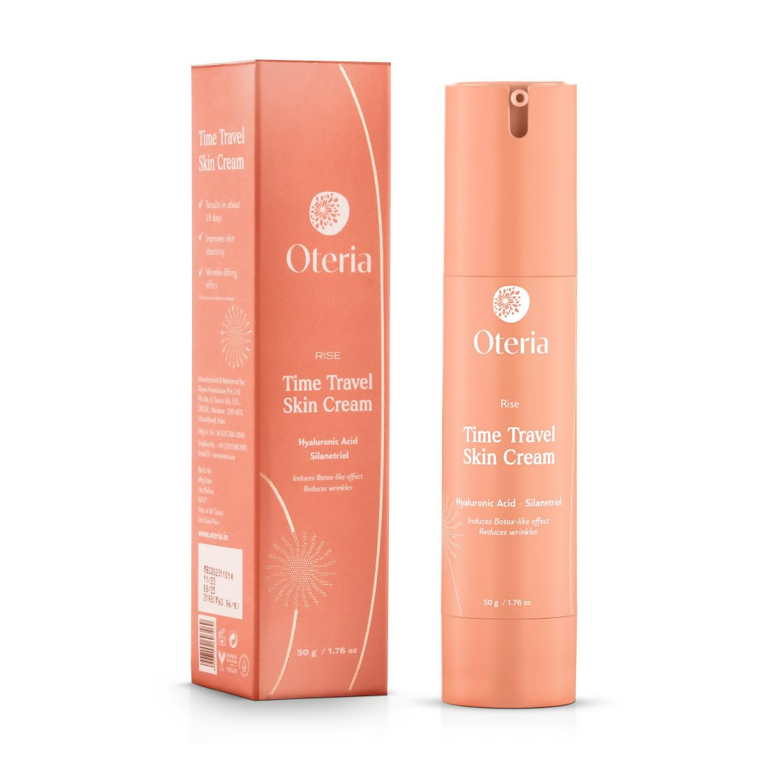 Oteria Luxury Time Travel Skin Cream For Glowing Skin & Anti-Aging Solutions & Moisturizer - Distacart