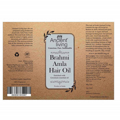 Ancient Living Brahmi Amla Hair Oil uses
