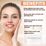 Thumbnail for Our Cares D-TAN Face Pack for Instant Tan Removal & Sun Damage Protection - Distacart