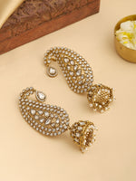 Thumbnail for Ruby Raang Pearl Jhumka - Distacart