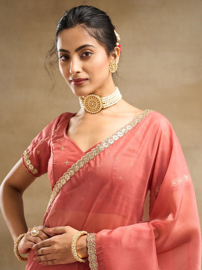 kasee Organza Saree - Distacart