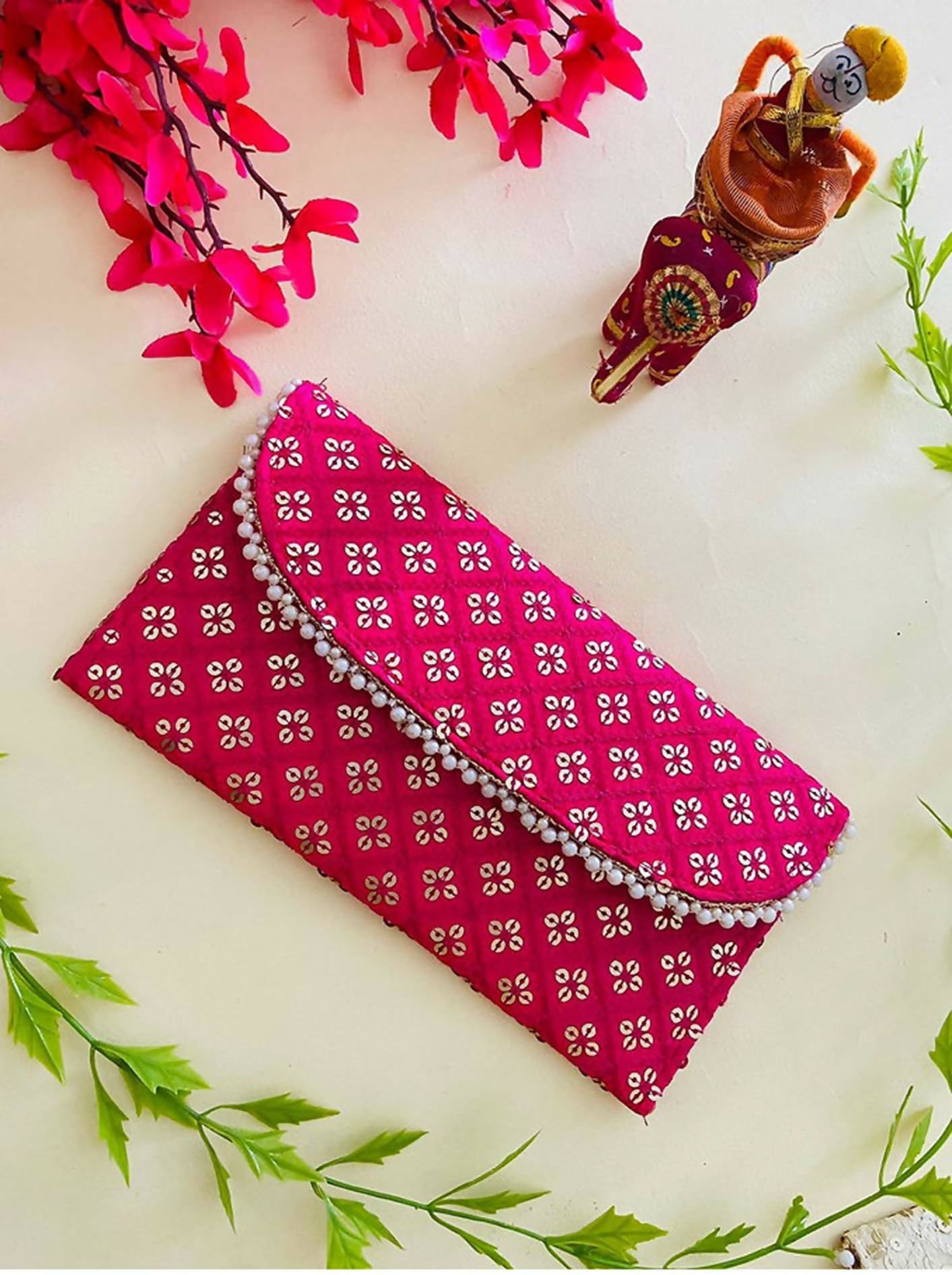 Joban Fashion Bridal Purse - Pink - Dista