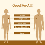 Thumbnail for Wipness Natural Chocolate Facial Hair Removal Powder - Dista