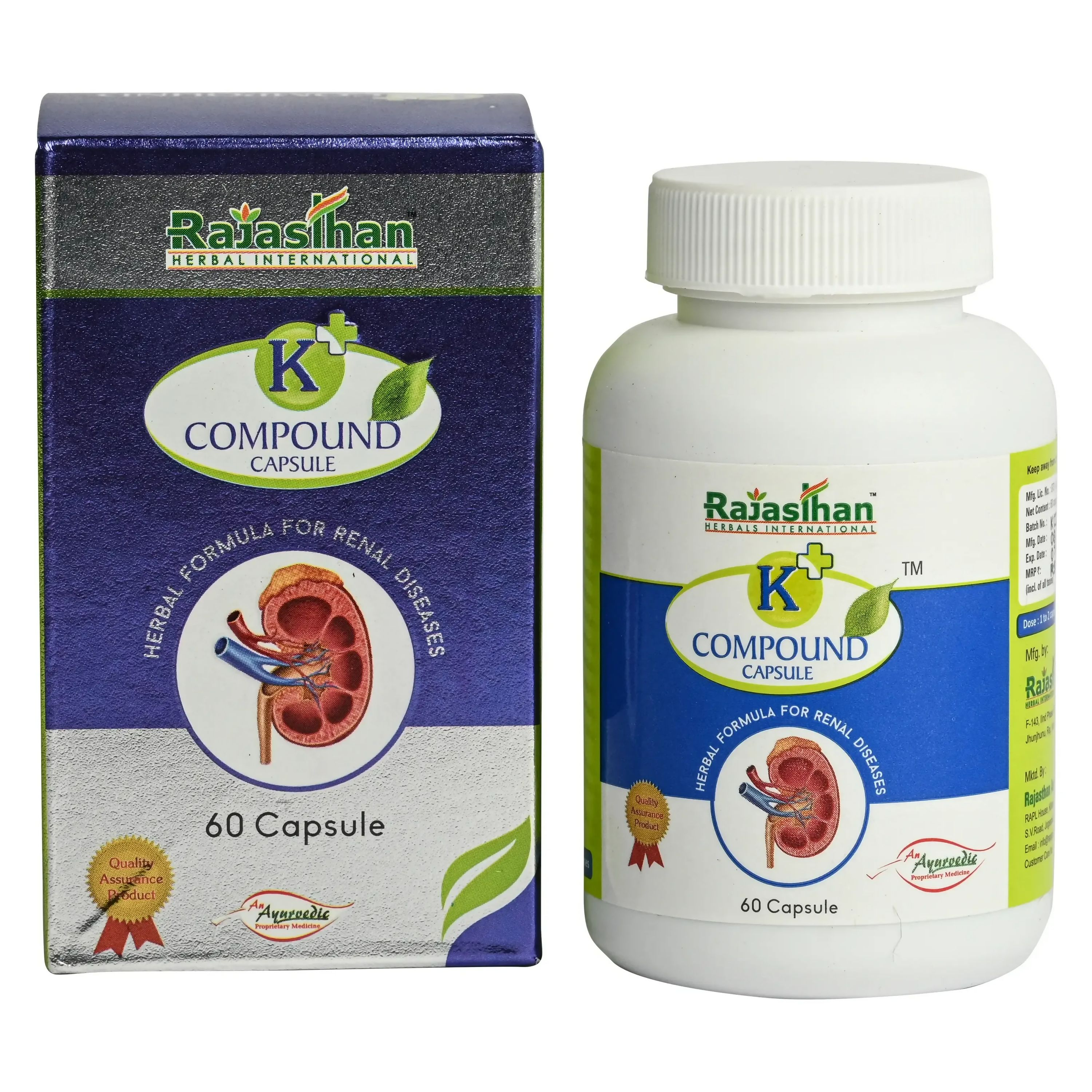 Rajasthan Herbals K+ Compound Capsules