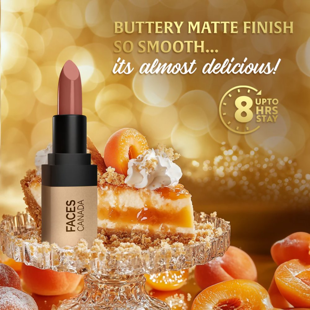Faces Canada Comfy Matte Velvet Touch Lipstick - Apricot Jam 15 - Distacart