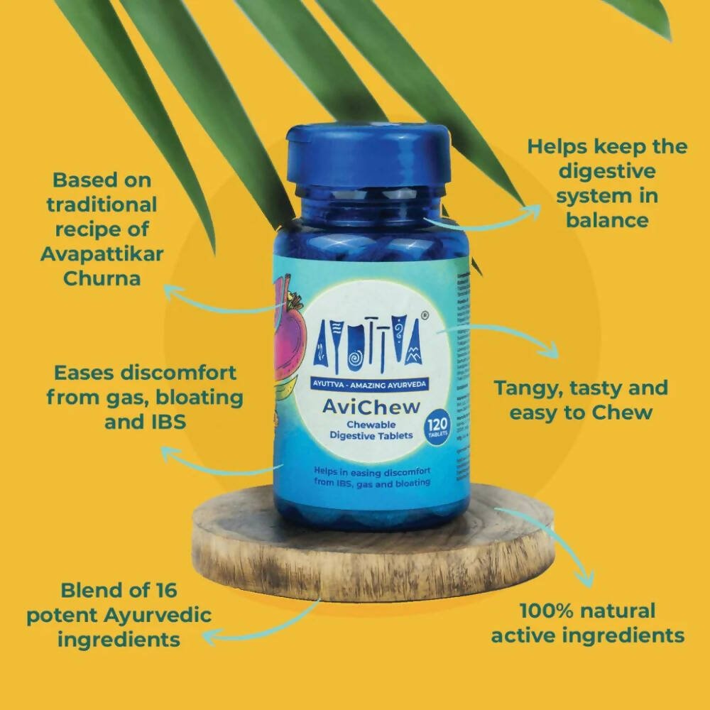 Ayuttva AviChew Chewable Digestive Tablets - Distacart