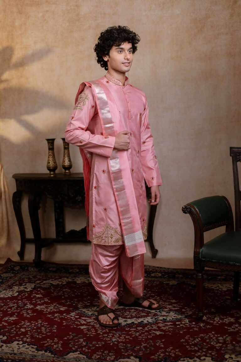 Kanjivaram Pattu Pink Srinivasa Kanjivaram By Hilo Design