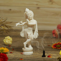 Thumbnail for Handicrafts Paradise Resin Standing Krishna Idol - Distacart