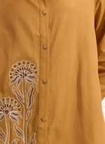 Thumbnail for Joban Fashion Coral Cotton, Linen Embroidered Readymade Cord Set - Distacart