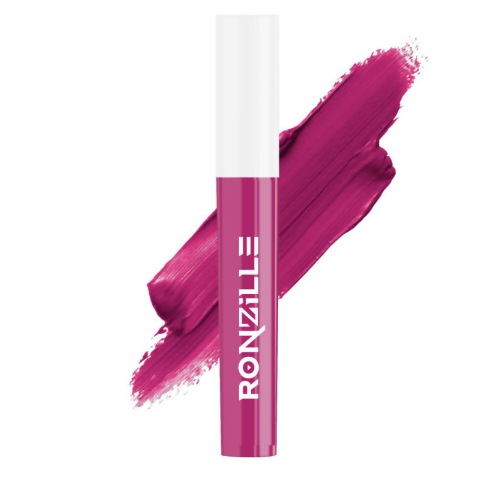 Ronzille Non Transfer Matte Liquid Lipstick Plus Lip Gloss - Blush And Pinks - Dista