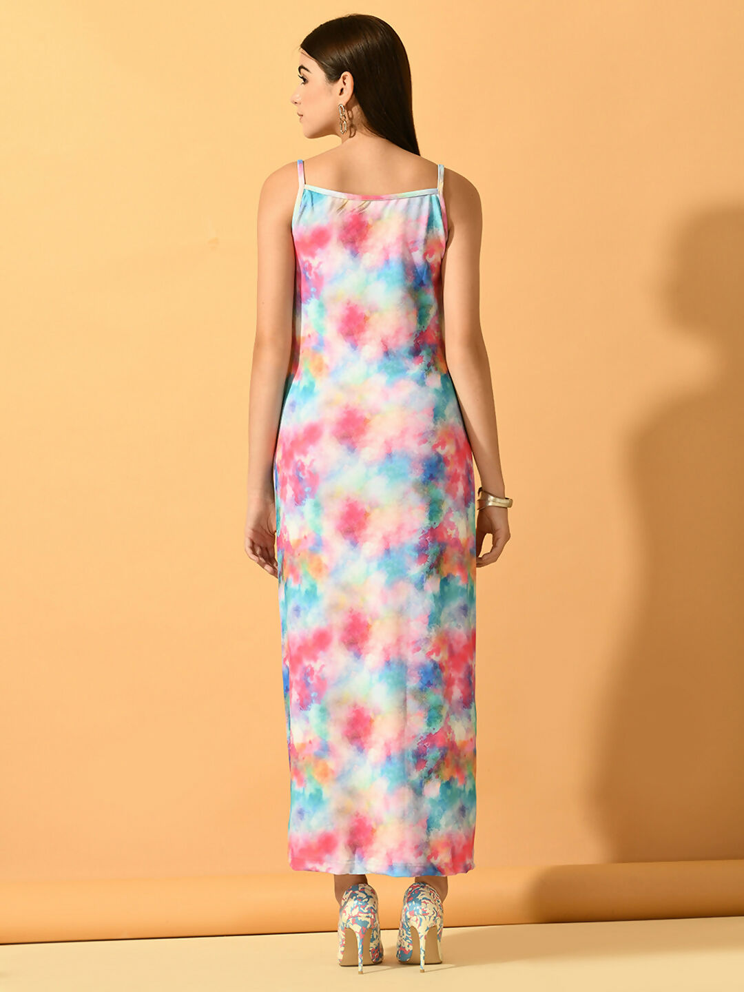 Myshka Women's Multi Bodycon Party Dress - Distacart