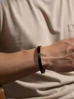 Thumbnail for NVR Men Black Kada Bracelet - Distacart