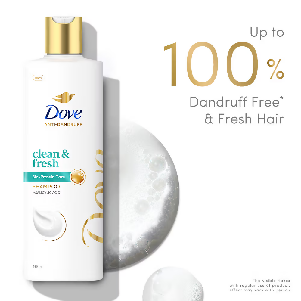 Dove Dandruff Clean & Fresh Shampoo for Clincally Proven