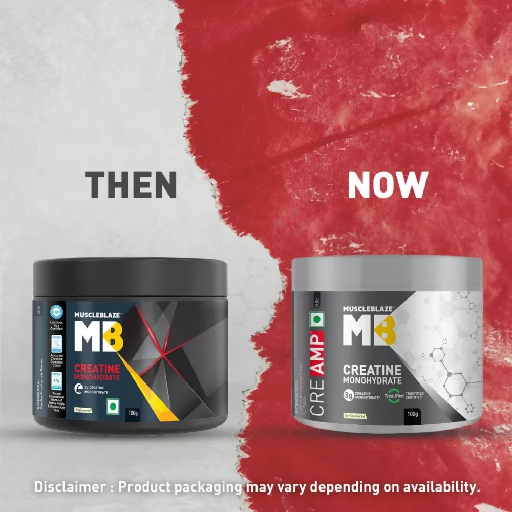 MuscleBlaze Creatine Monohydrate Creamp Unflavored