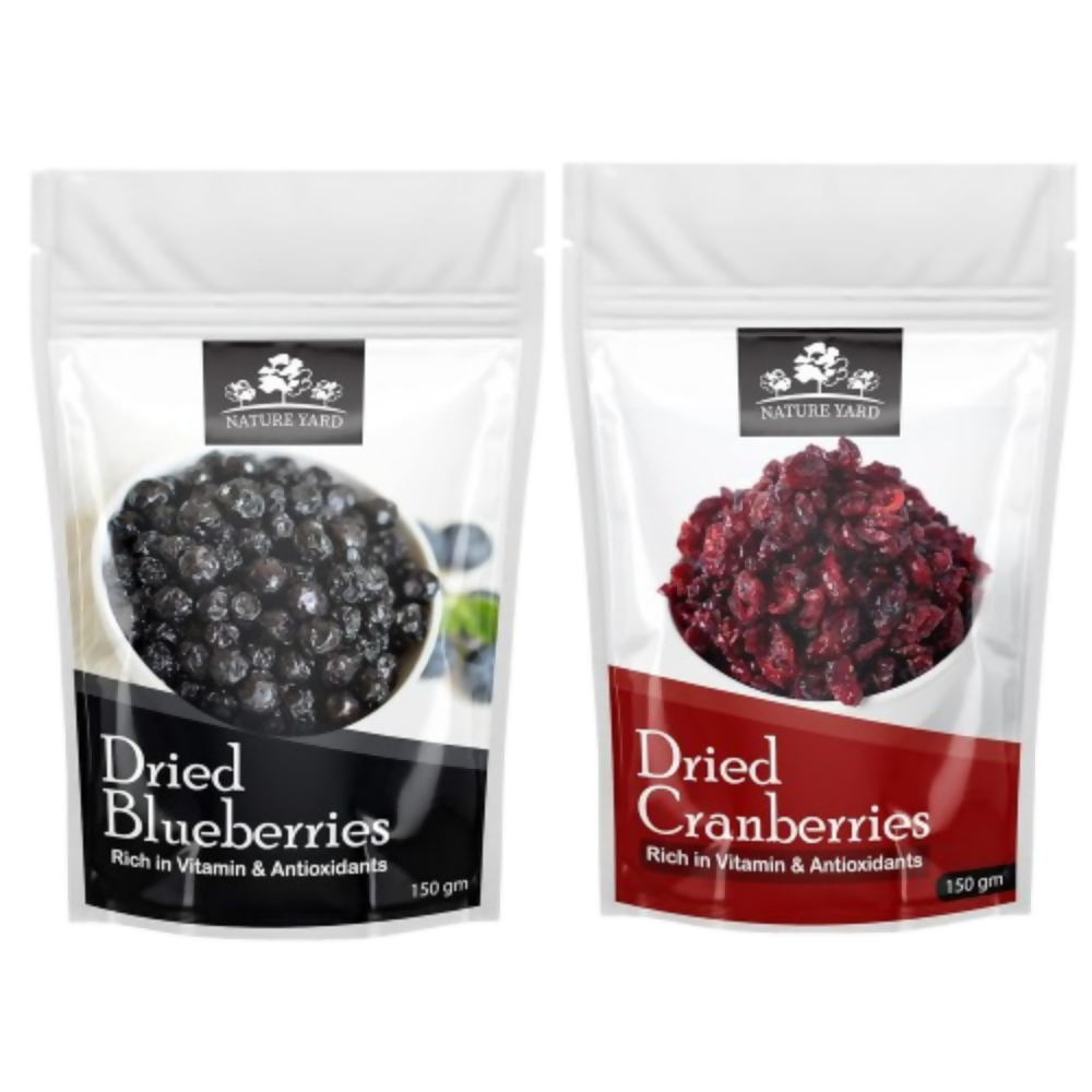 Nature Yard Dried Blueberry & Whole Dried Cranberry dry fruit - Distacart
