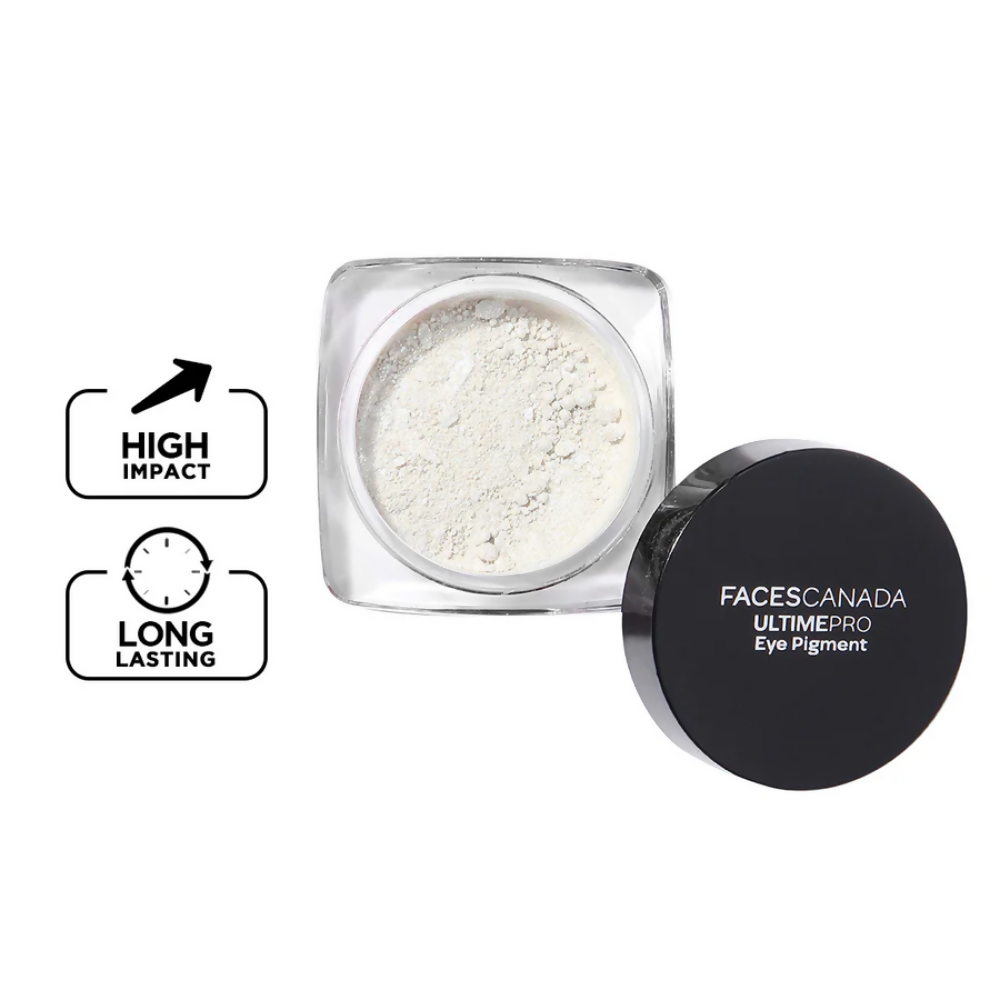 Faces Canada Ultime Pro Eye Pigment - Silver 01 - Distacart