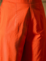 Thumbnail for Indo Era Bandhani Embroidered Empire Sequined A-Line Pure Cotton Kurta With Trousers