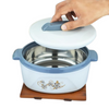 ramila Brand Insulated Inner Steel Casserole for Roti - White - Dista