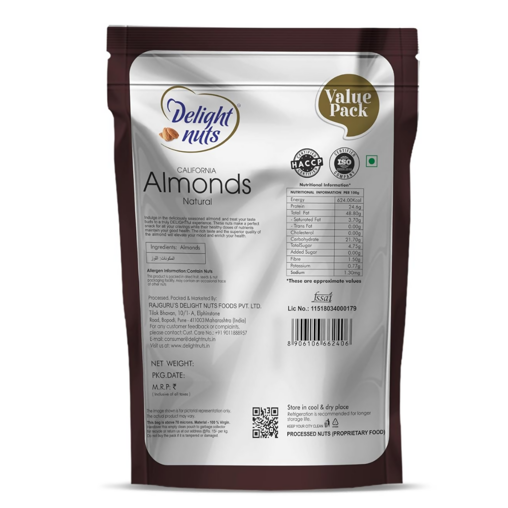 Delight nuts California Almonds Natural - Dista