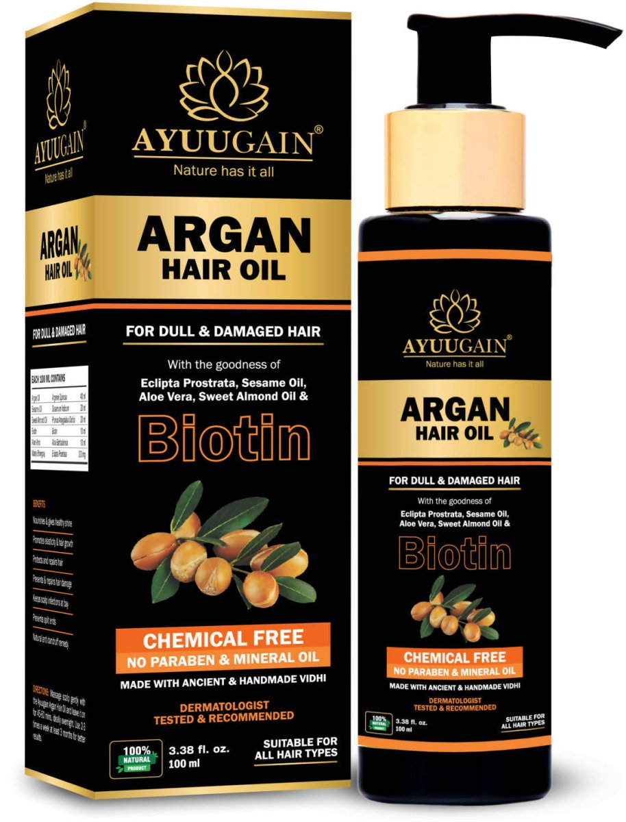 Ayuugain Argan Hair Oil - Distacart